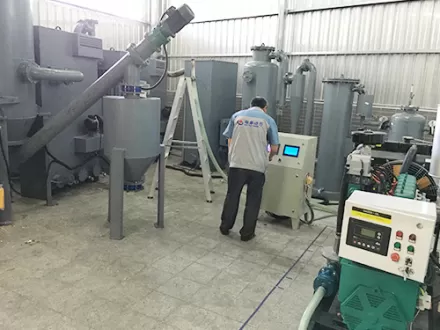 The 60KW biomass gasification power generation equipment produced by Haitai Power was successfully installed in Taiwan.